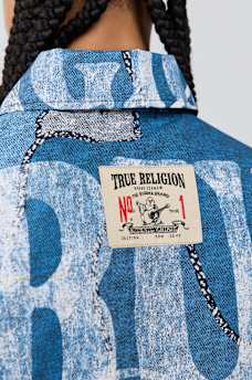 POPLIN ALLOVER PRINT SHIRT