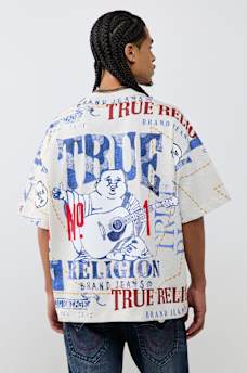 NO. 1 LOGO PRINT HEAVYWEIGHT OVERSIZED TEE