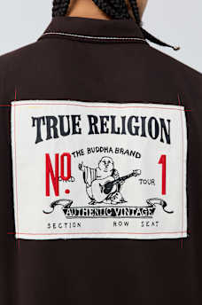 NO. 1 BUDDHA LOGO BIG T POLO SHIRT
