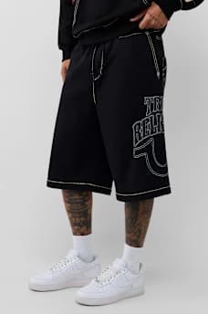 NO. 1 LOGO BIG T FLEECE SHORT