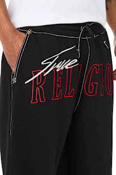 STENCIL LOGO BIG T BAGGY JOGGER