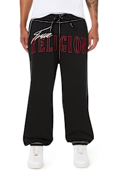 STENCIL LOGO BIG T BAGGY JOGGER