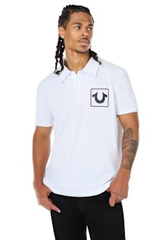 CROWN KNIT POLO SHIRT