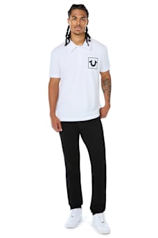CROWN KNIT POLO SHIRT