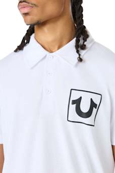 CROWN KNIT POLO SHIRT