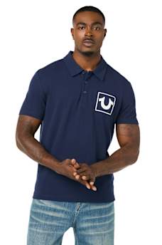 CROWN KNIT POLO SHIRT