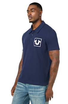 CROWN KNIT POLO SHIRT