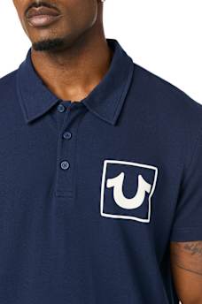 CROWN KNIT POLO SHIRT