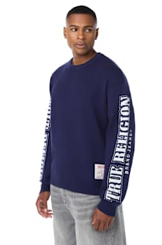 ARCHED LOGO BUDDHA SWEATER