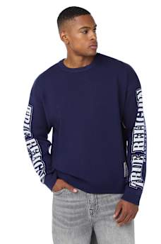 ARCHED LOGO BUDDHA SWEATER