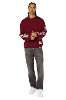 ARCHED LOGO BUDDHA SWEATER
