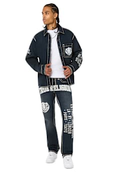 SUPER T DENIM BUTTON-UP LONG SLEEVE SHIRT
