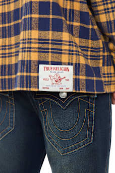 BUDDHA HEAD FLANNEL SHIRT
