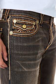 RICKY ROPE STITCH MB3 SUPER T STRAIGHT JEAN 34"