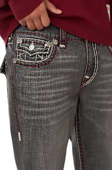 RICKY SUPER T FLAP STRAIGHT JEAN 34"