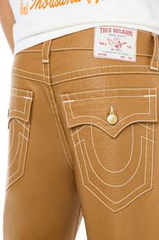 BOBBY COATED FLAP BAGGY JEAN 32"