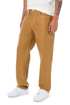 BOBBY COATED FLAP BAGGY JEAN 32"