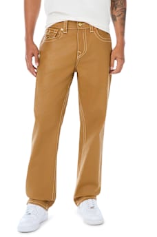 BOBBY COATED FLAP BAGGY JEAN 32"