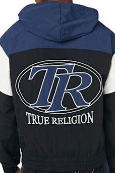 COLORBLOCK NYLON TRACK JACKET