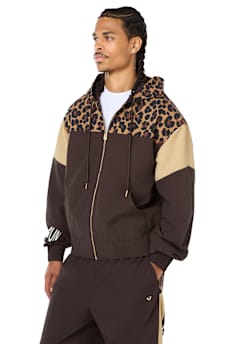 COLORBLOCK NYLON TRACK JACKET
