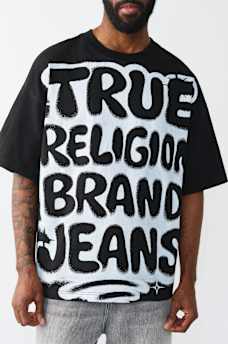 GRAFFITI LOGO HEAVYWEIGHT OVERSIZED TEE, image 2