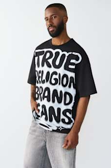 GRAFFITI LOGO HEAVYWEIGHT OVERSIZED TEE, image 3