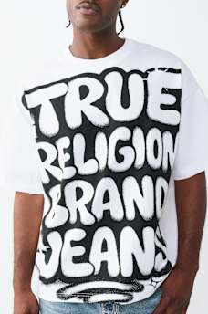 GRAFFITI LOGO HEAVYWEIGHT OVERSIZED TEE, image 1