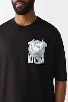 GLOBE LOGO HEAVYWEIGHT OVERSIZED TEE, image 2