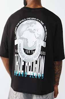 GLOBE LOGO HEAVYWEIGHT OVERSIZED TEE, image 1