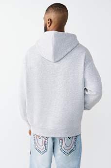 STACKED BOX SCRIPT HOODIE, image 4
