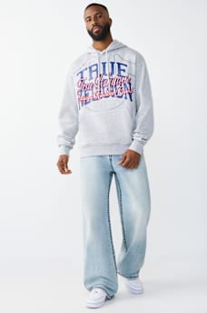 STACKED BOX SCRIPT HOODIE, image 5