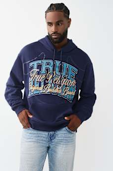 STACKED BOX SCRIPT HOODIE, image 2