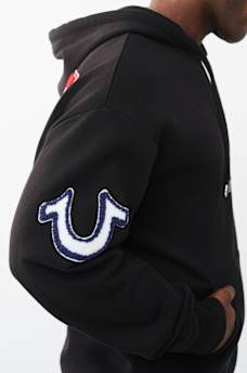 MULTI-LETTER LOGO PATCH HOODIE, image 5