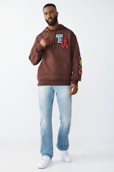 MULTI-LETTER LOGO PATCH HOODIE, image 6
