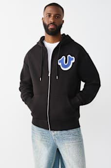 GRAFFITI LOGO ZIP HOODIE, image 2