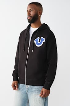 GRAFFITI LOGO ZIP HOODIE, image 3