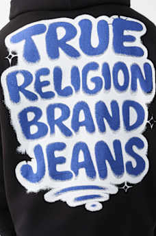 GRAFFITI LOGO ZIP HOODIE, image 5