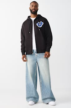 GRAFFITI LOGO ZIP HOODIE, image 6