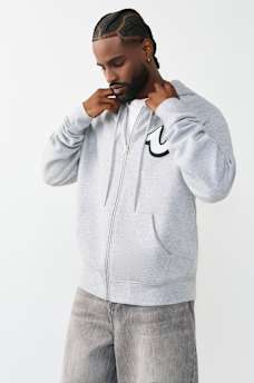 GRAFFITI LOGO ZIP HOODIE, image 3