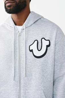 GRAFFITI LOGO ZIP HOODIE, image 4