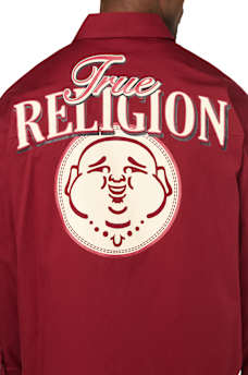 COTTON TWILL BUDDHA FACE LONG SLEEVE SHIRT