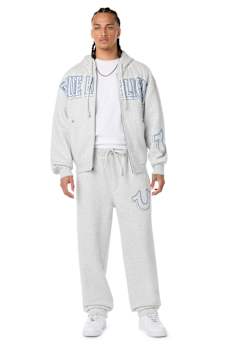 RIBBED BIG T BAGGY JOGGER