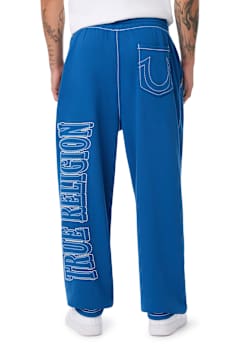 RIBBED BIG T BAGGY JOGGER