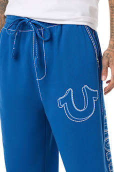 RIBBED BIG T BAGGY JOGGER