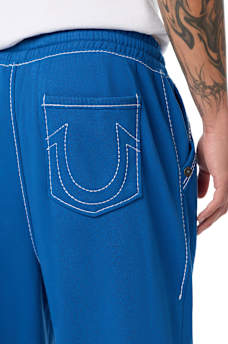 RIBBED BIG T BAGGY JOGGER