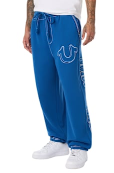 RIBBED BIG T BAGGY JOGGER