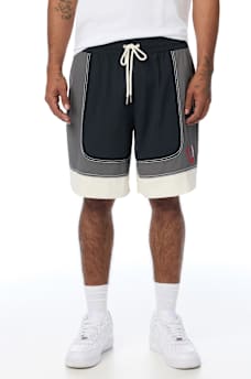 COLORBLOCK BIG T NYLON SHORT