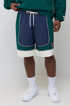 COLORBLOCK BIG T NYLON SHORT