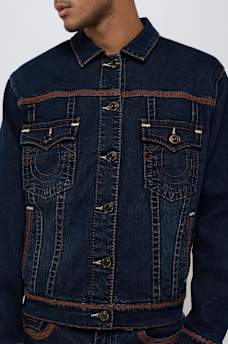 SUPER FLATLOCK TRUCKER JACKET