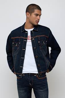 SUPER FLATLOCK TRUCKER JACKET